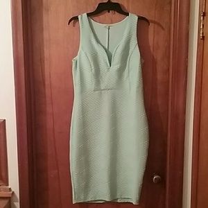 Mint body con dress